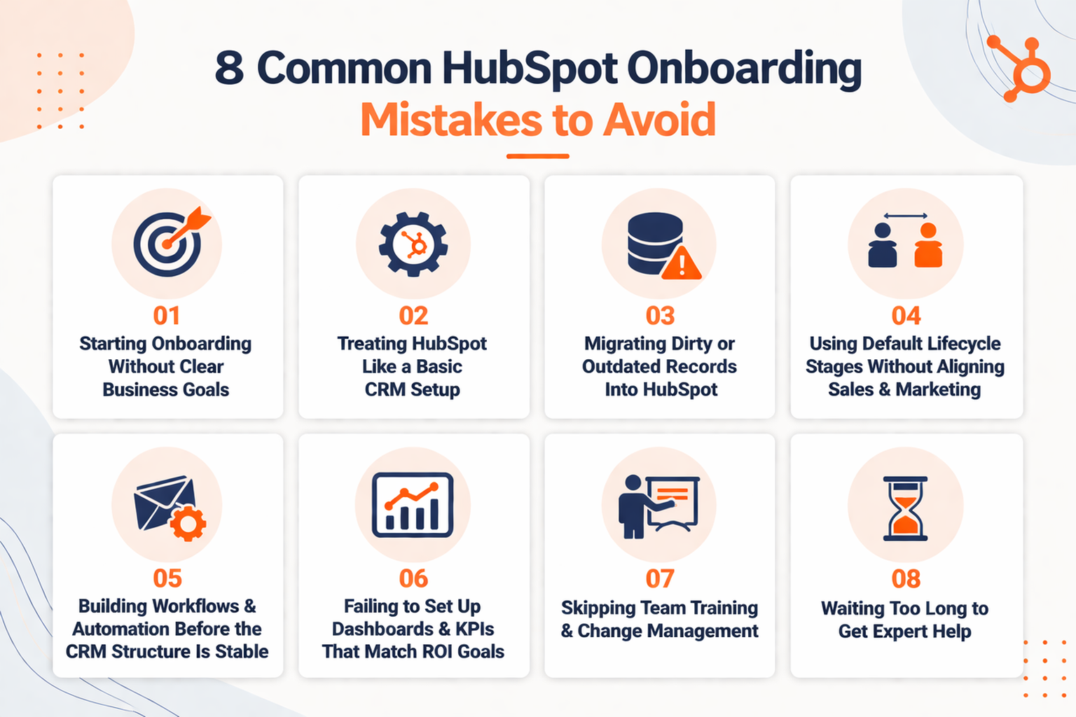 8 Common HubSpot Onboarding Mistakes to Avoid