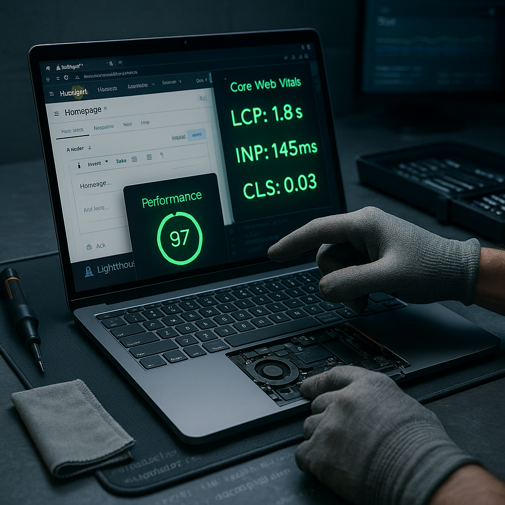 HubSpot CMS Core Web Vitals