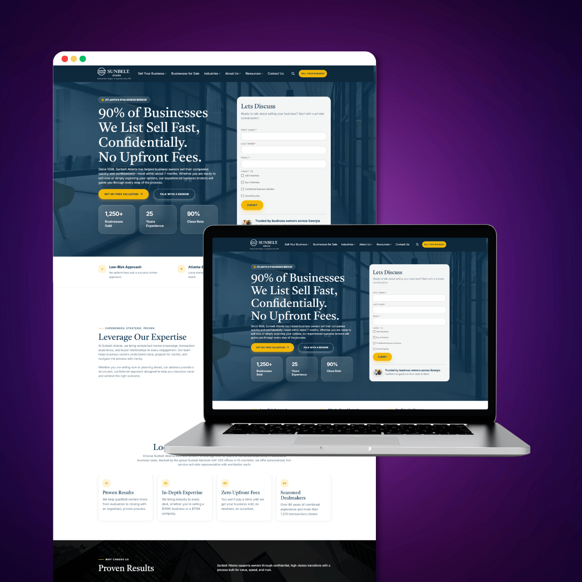 Web Design Mockup