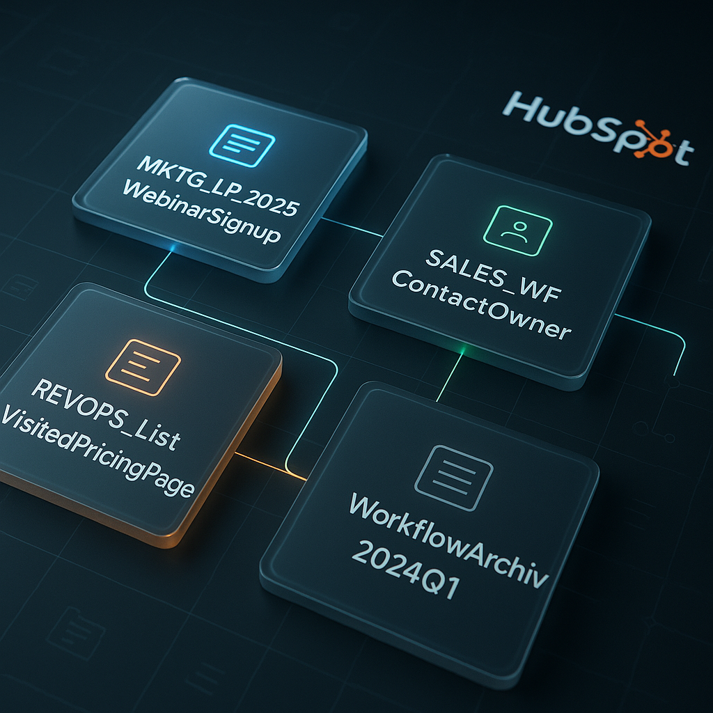 How Do You Create a Scalable Naming Convention in HubSpot?