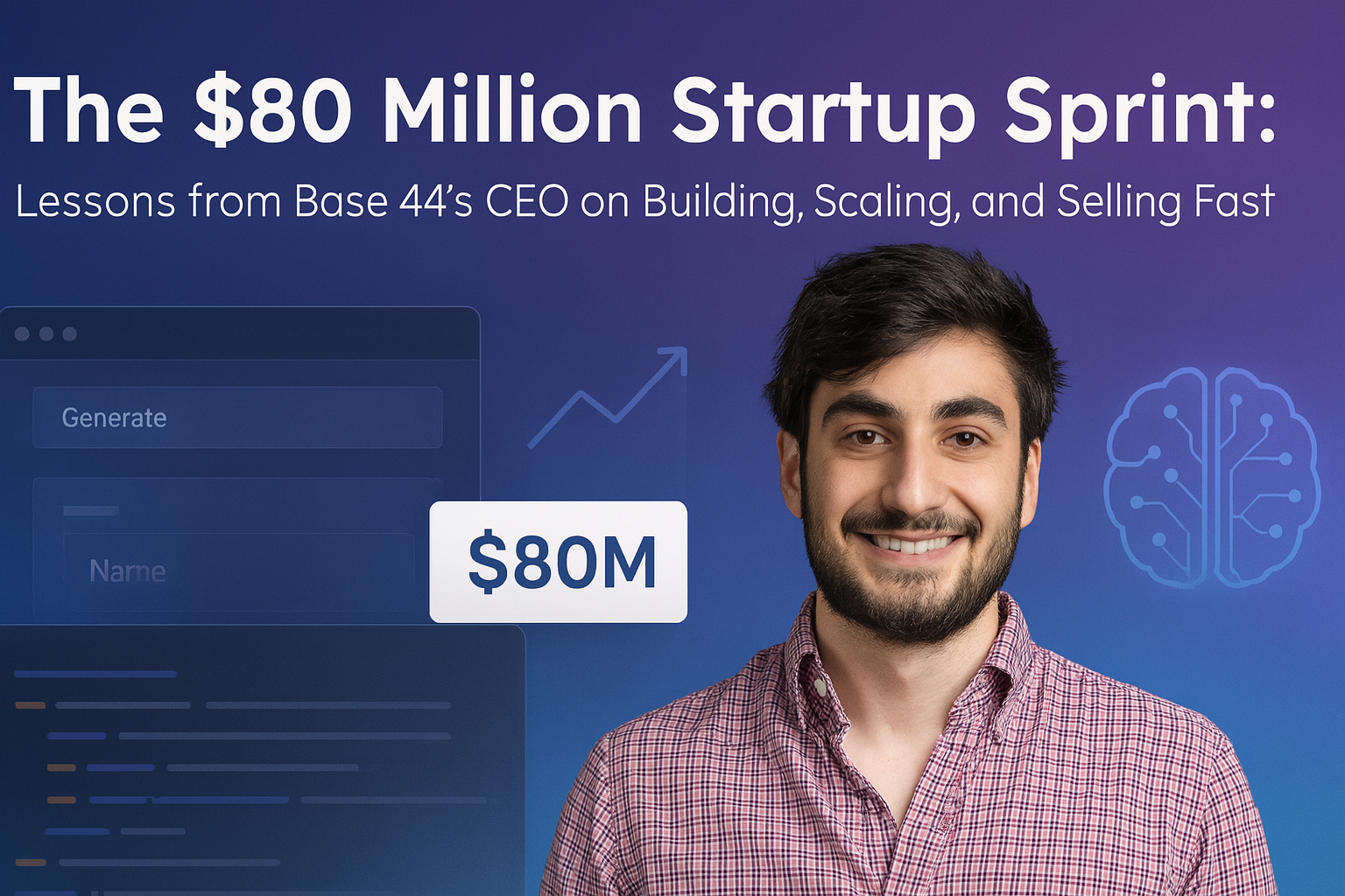 The $80 Million Startup Sprint: Lessons from Base 44’s CEO on Building, Scaling, and Selling Fast