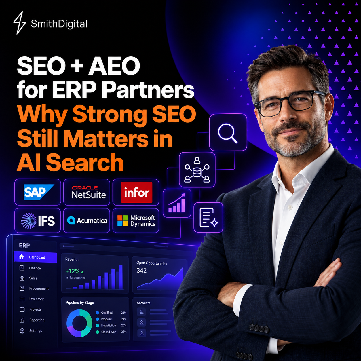SEO vs. AEO for ERP Partners: Why Strong SEO Still Matters in AI Search